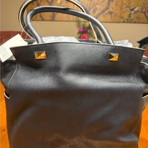 NWT Elegant Black Badgley Mischka Tote/Handbag